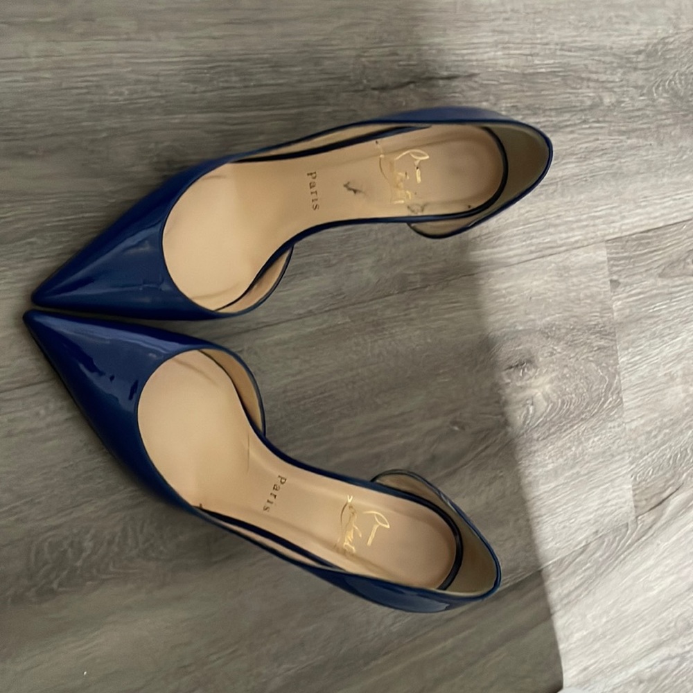 Iriza 100 patent leather Neptune Christian louboutin